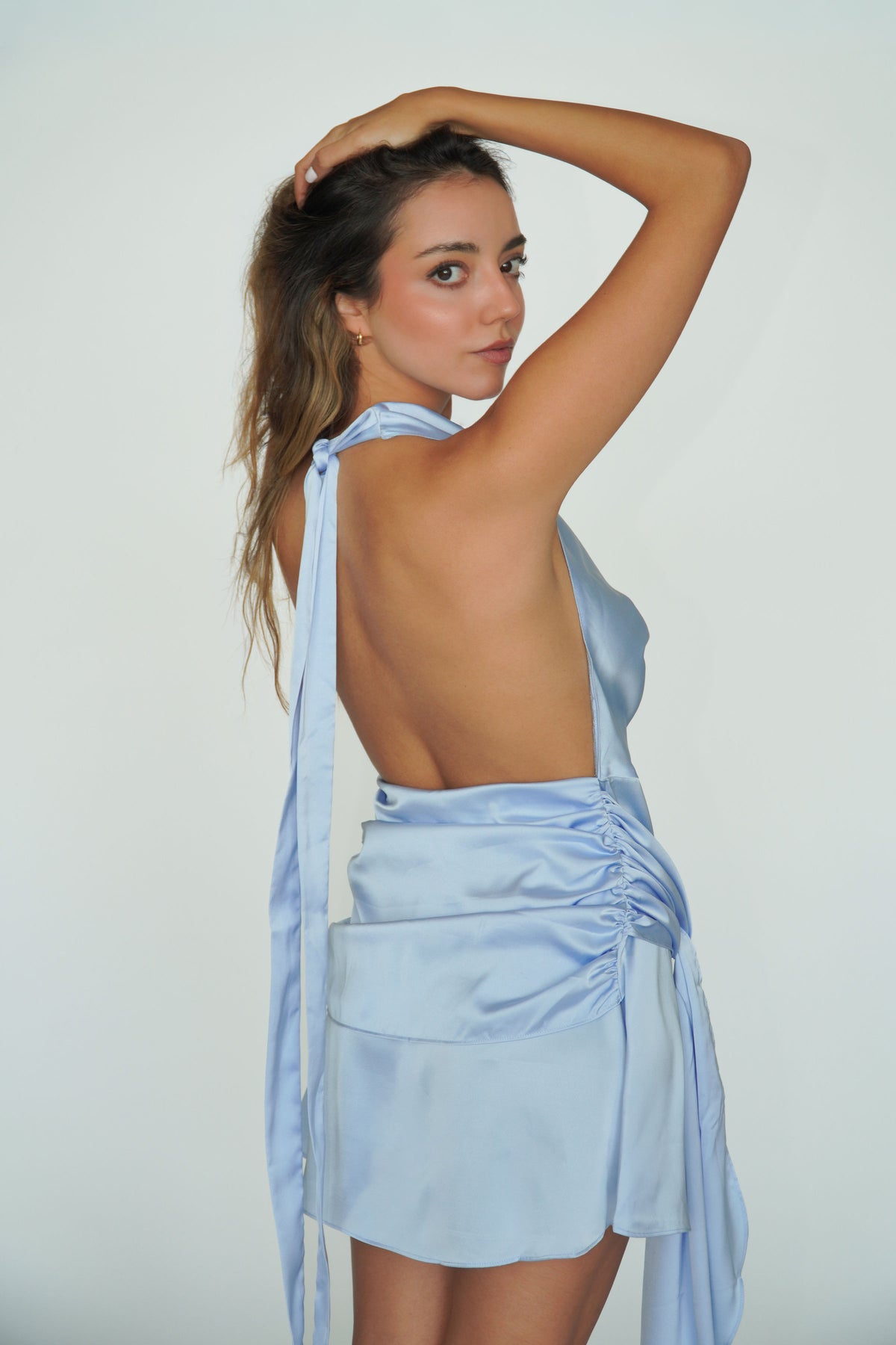 Vestido Corto Baby Blue
