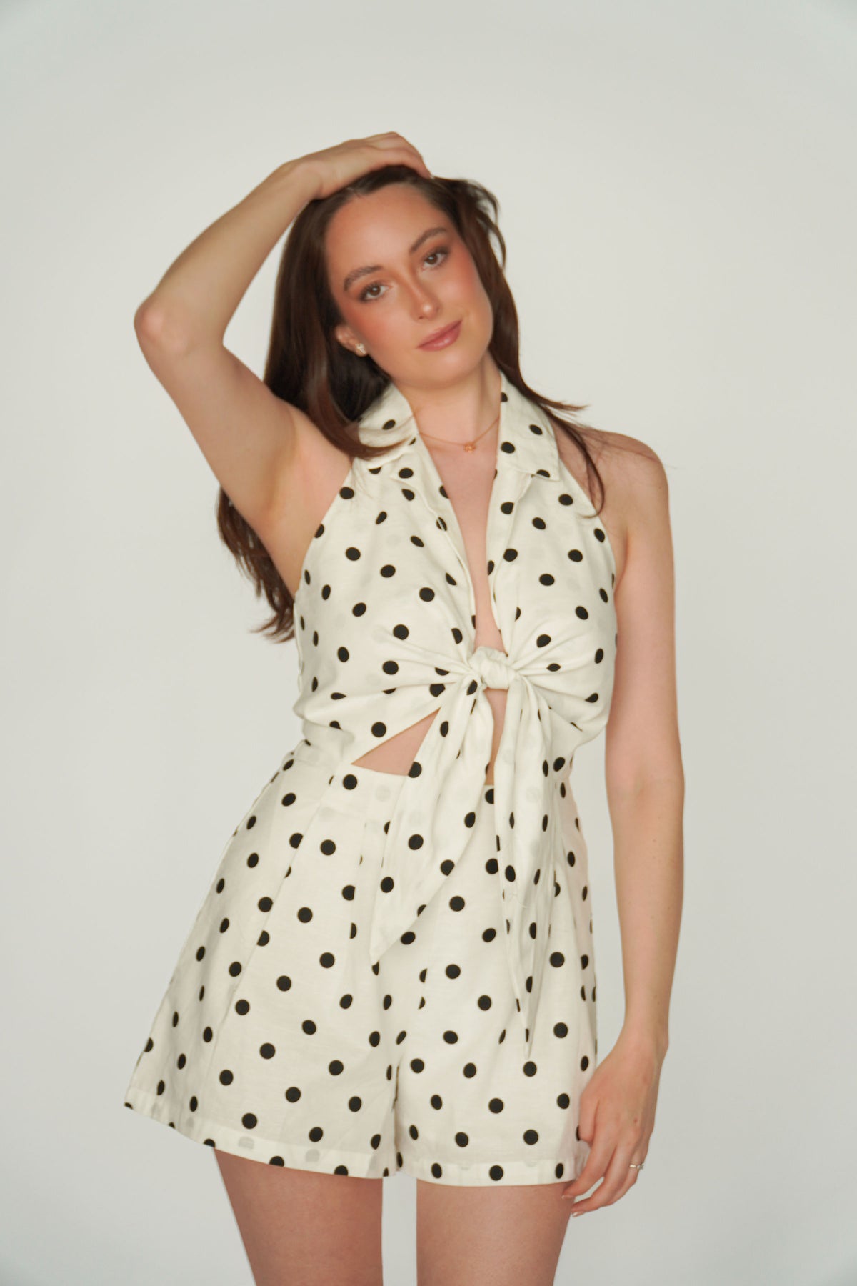 Vestido Coquette Noir Ivory