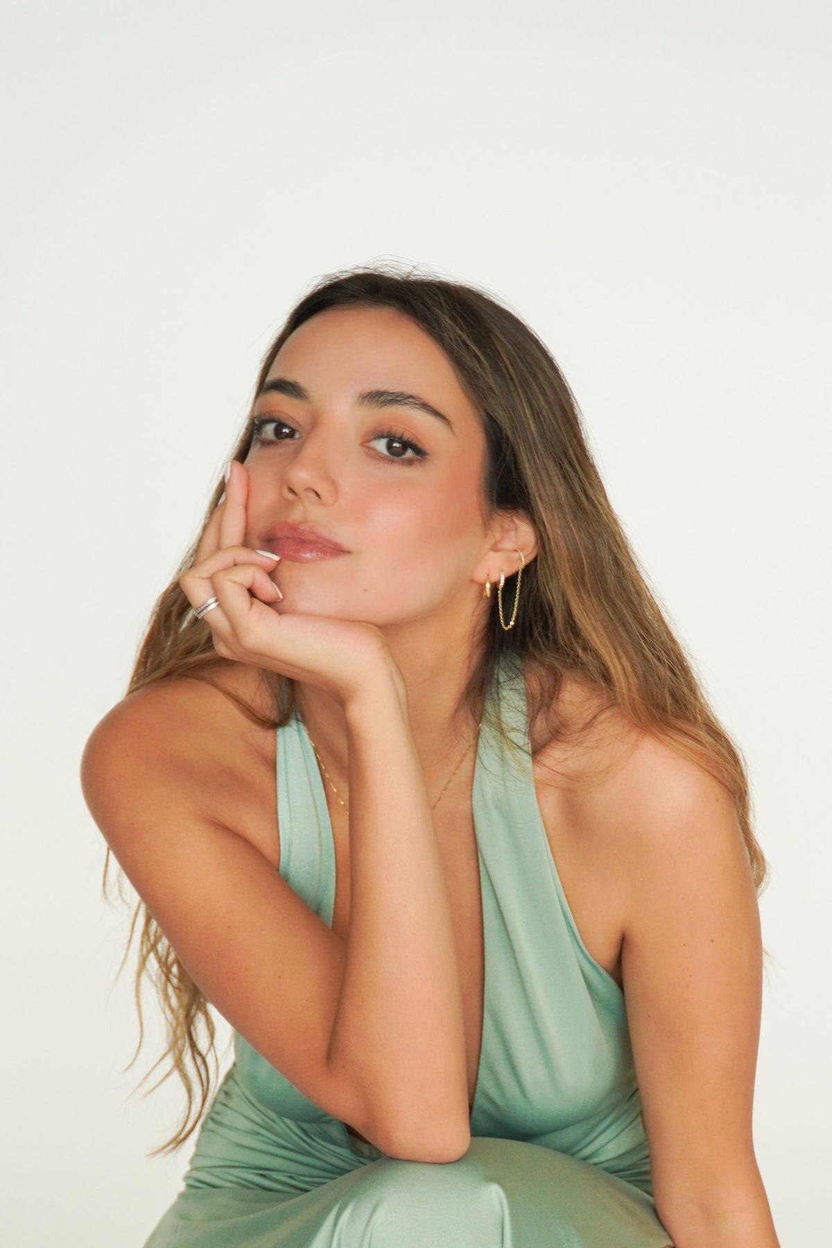 Vestido Largo Menta