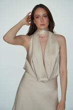 Vestido Corto Champagne