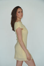 Vestido Corto Butter Yellow