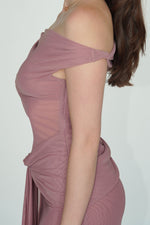 Vestido Largo Mauve