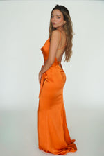 Vestido Largo Naranja