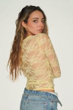 Body de Encaje Yellow
